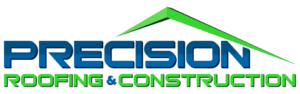 Precision Roofing and construction logo